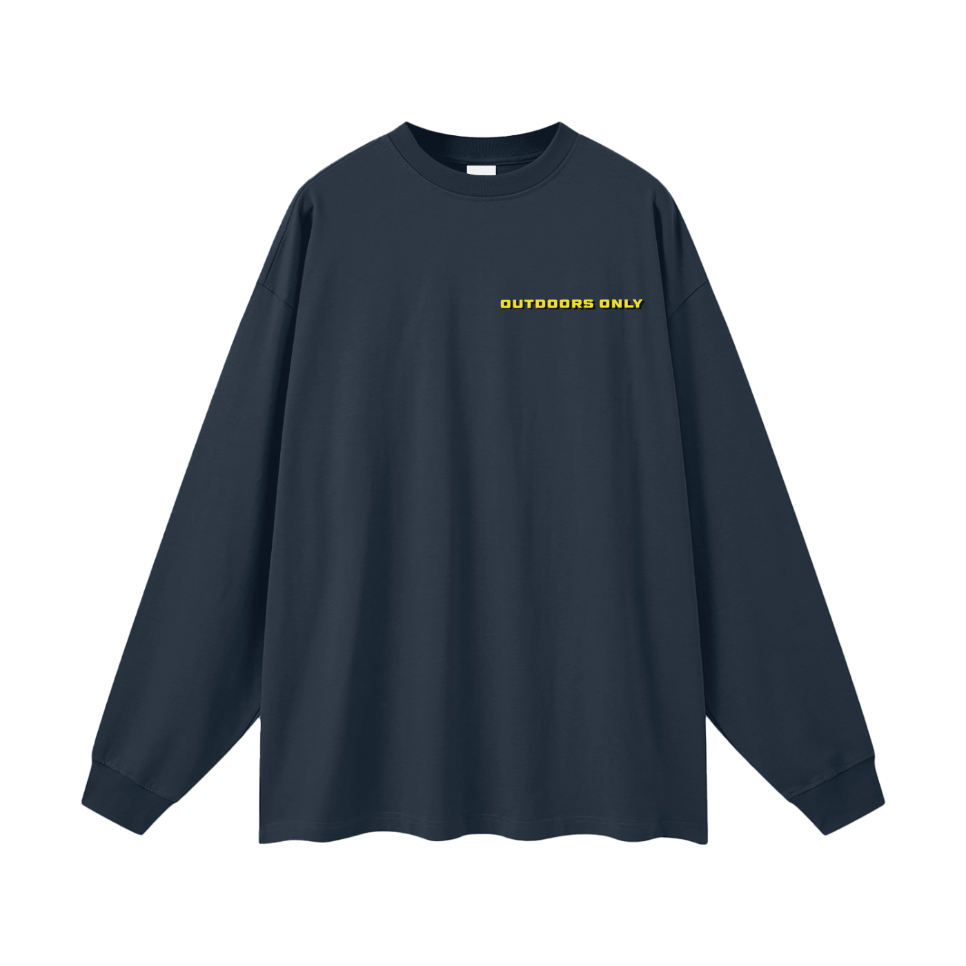 'Carabiner' Long Sleeve Navy T-shirt