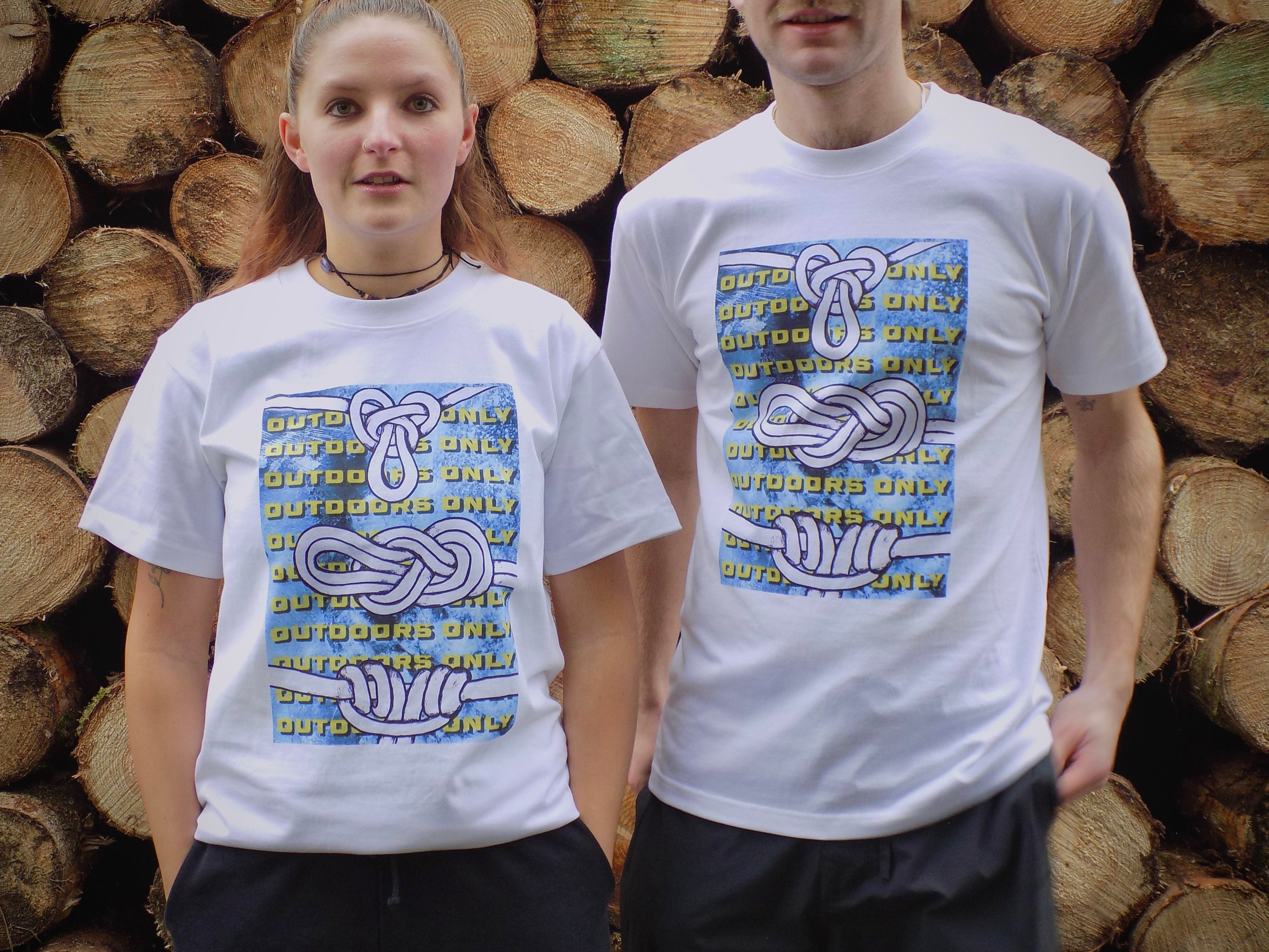 'Knots' White T-shirt