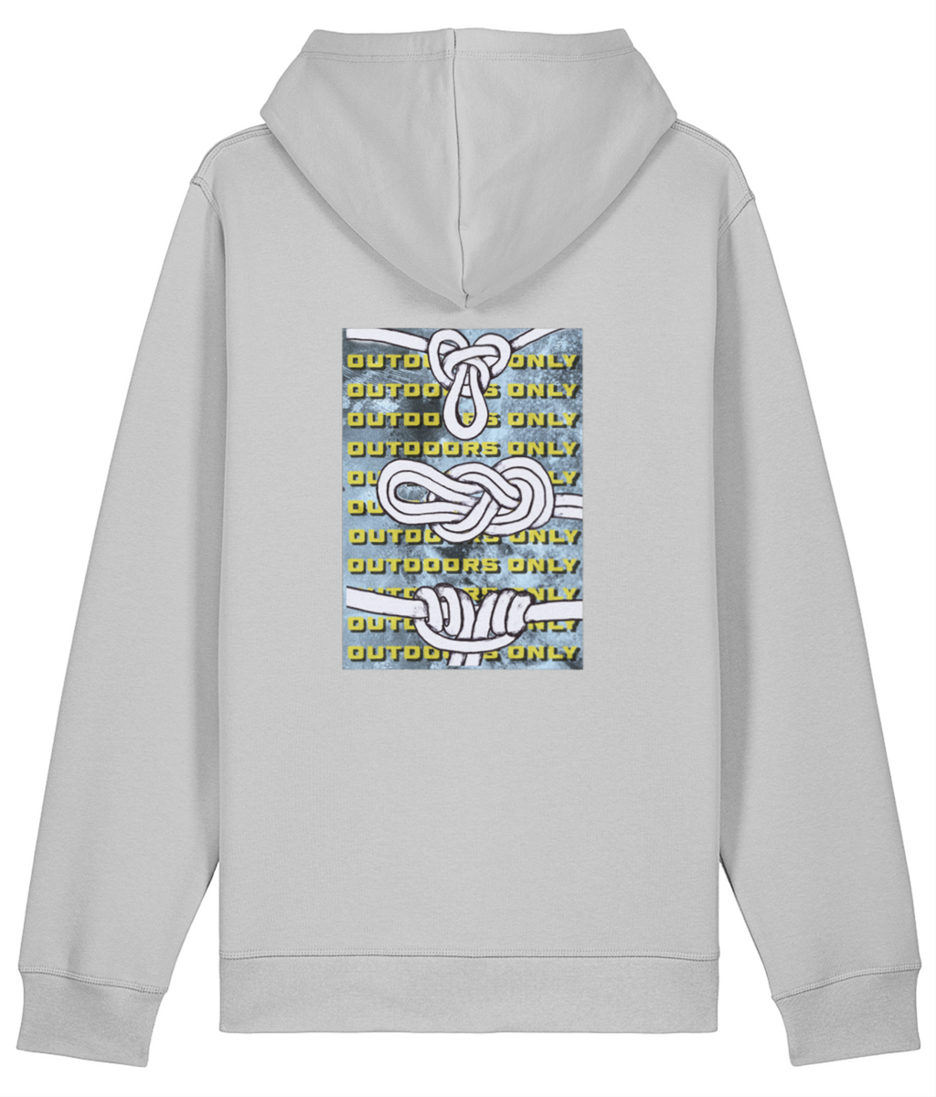 'Knots' Grey Classic Hoodie