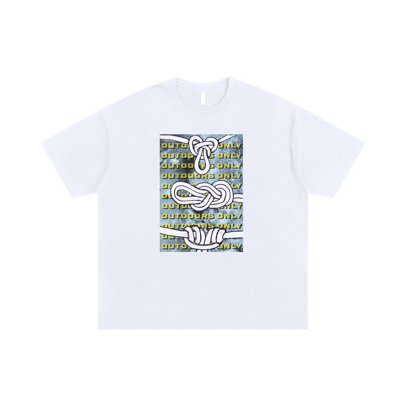 'Knots' White T-shirt